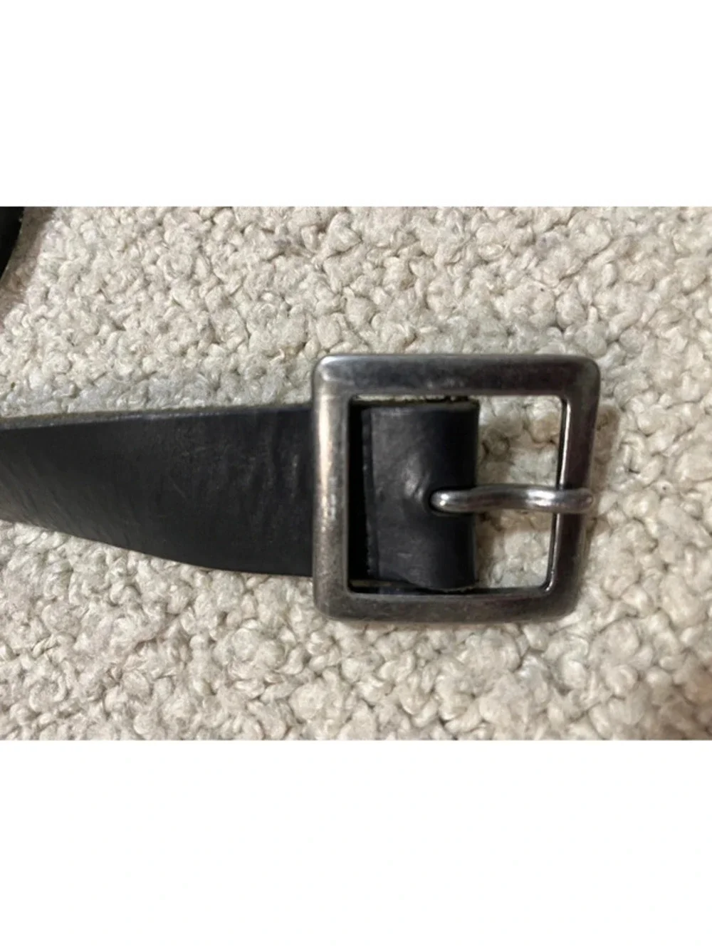Mossimo Supply Co. Black Made in U.S.A. Genuine Leather Belt Size Small